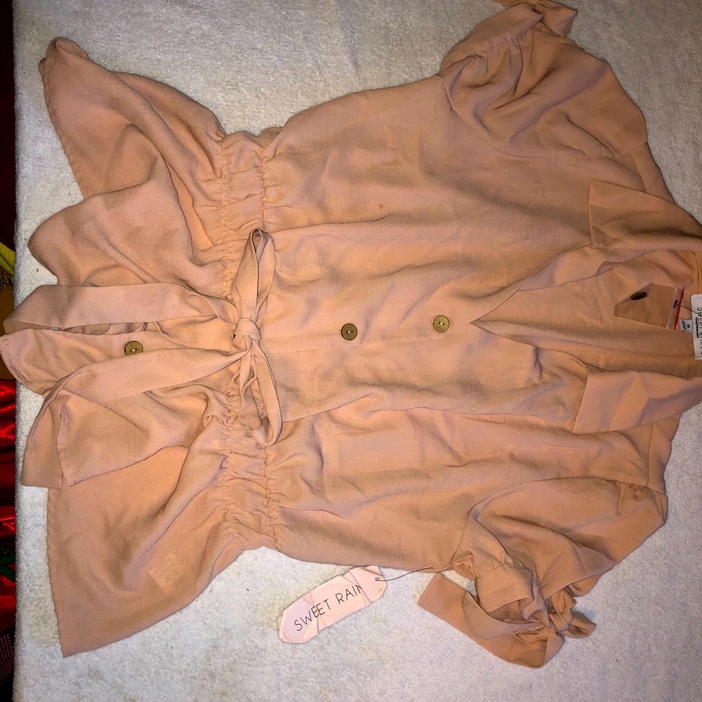 NWT Blush pink womens top